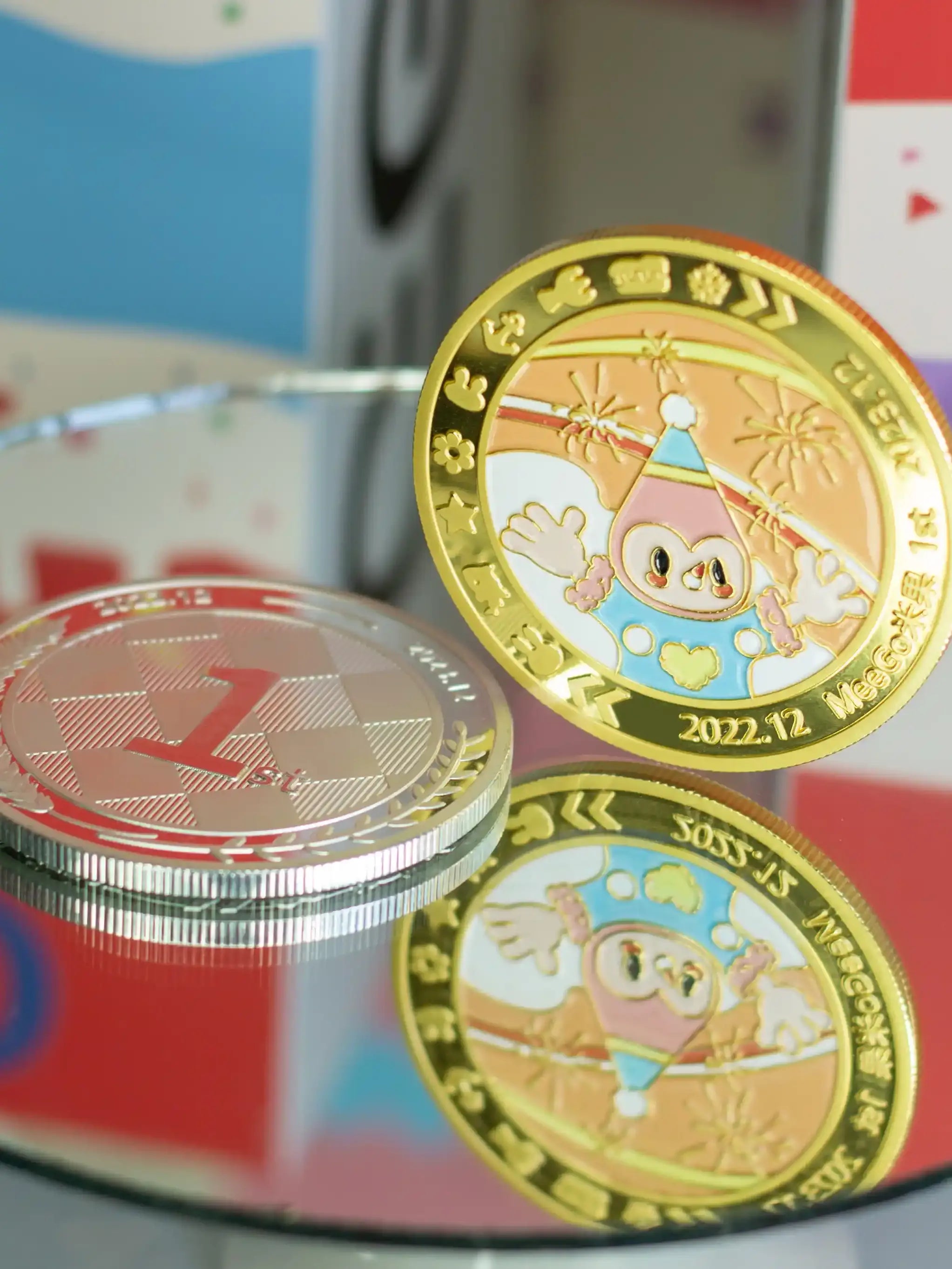 meego first anniversary coin